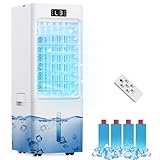 Climatiseur Mobile 4 en 1, Refroidisseur d'air,...